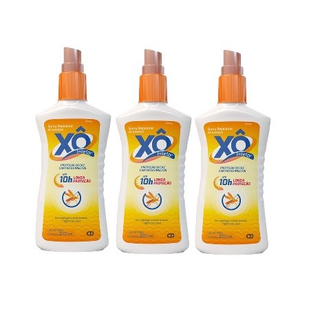 Kit 3x Repelente Spray Xô Inseto Com 200ml - Cimed
