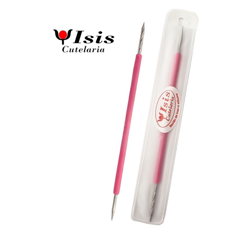 Isis Cutelaria Palito Bastão de Inox Limpar Excesso de Esmalte - Cores Sortidas em Oferta na Shopee