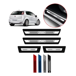 Soleira De Porta Na Cor Do Veículo P/ Fiat Punto 2013 A 2017