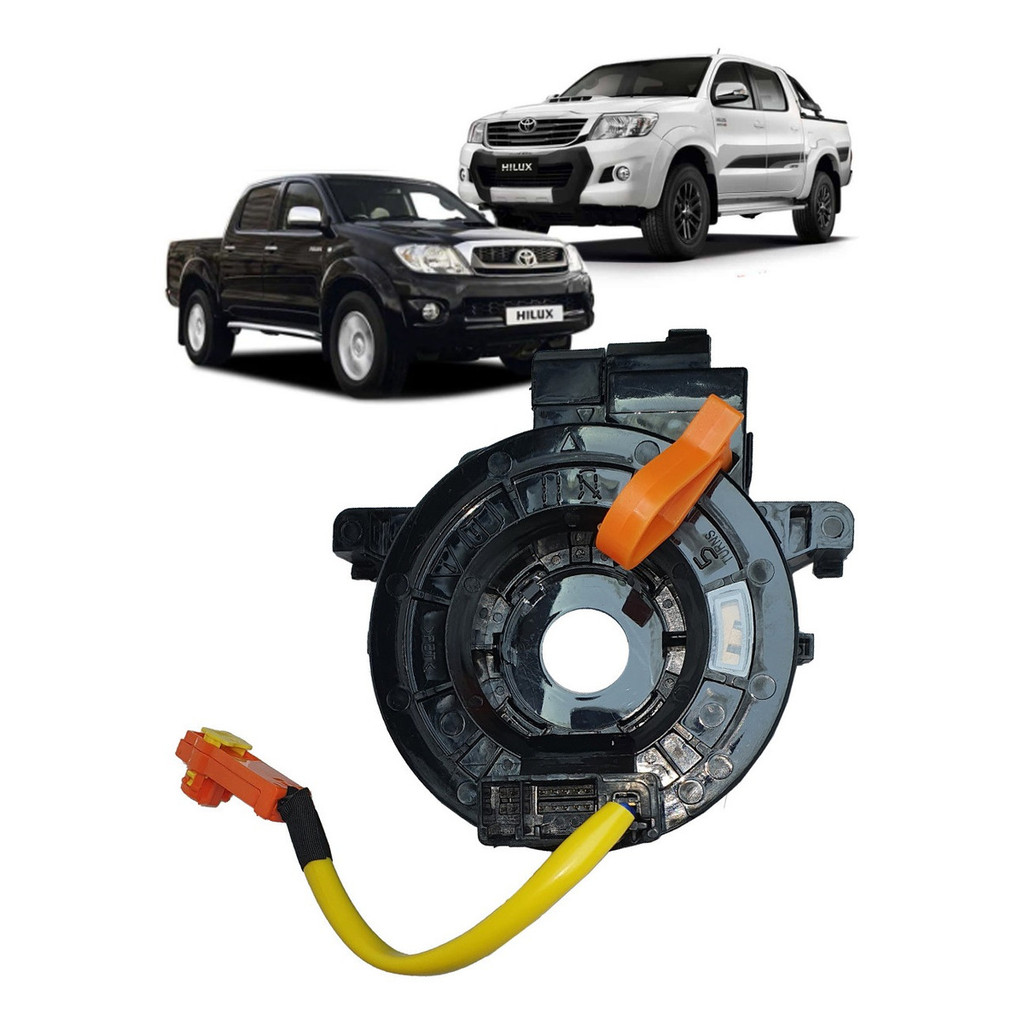 CINTA FITA AIRBAG COM CONTROLE DE SOM NO VOLANTE HILUX 2006 2007 2008 2009 2010 2011 2012 2013 2014