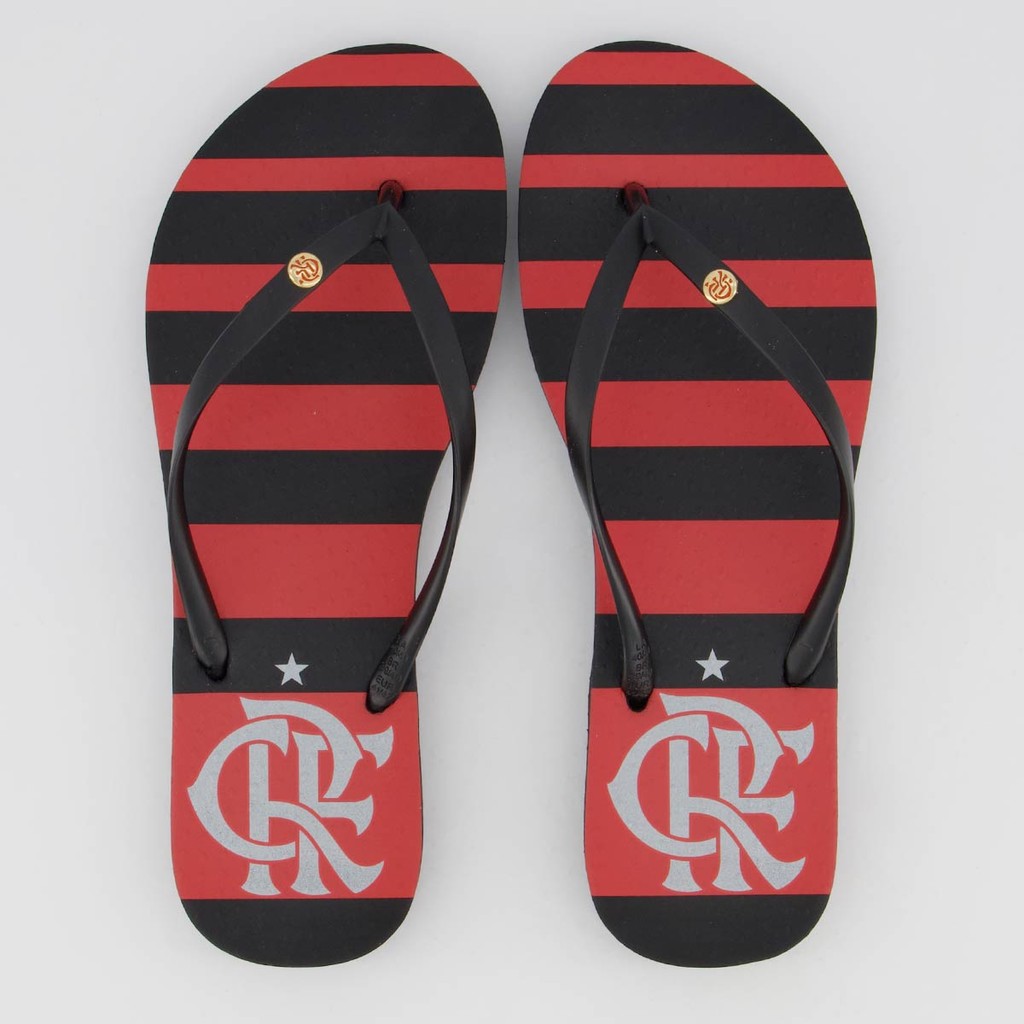 Chinelo Flamengo Manto I 2024 Feminino Preto em Oferta na Shopee