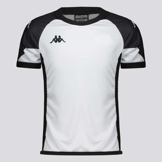 Camiseta Kappa Berlin Juvenil Branca e Preta em Oferta na Shopee