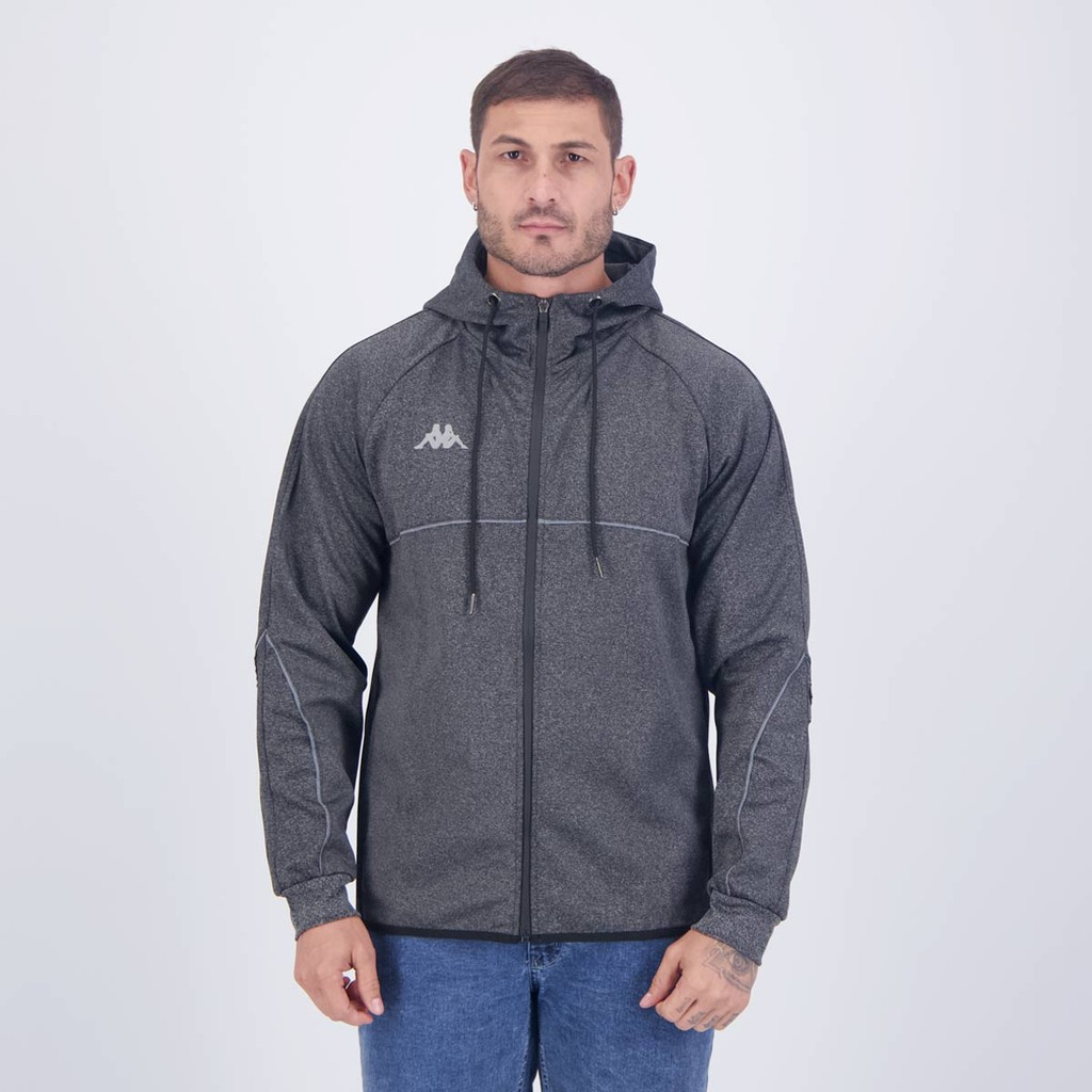 Jaqueta Kappa Skuba Vivier Cinza em Oferta na Shopee