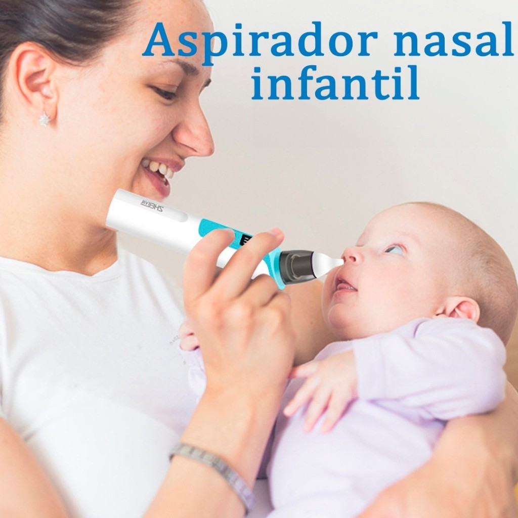 Aspirador Nasal U90 Recarregável Silicone Macio Para O Nariz Do