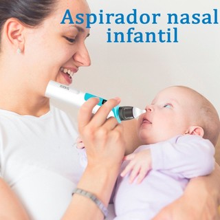 Aspirador Nasal U90 Recarregável Silicone Macio Para O Nariz Do Bebê