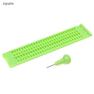 CVC Plástico Braille Wrig Slate School Portátil Prático Com Stylus Practice CV em Oferta na Shopee