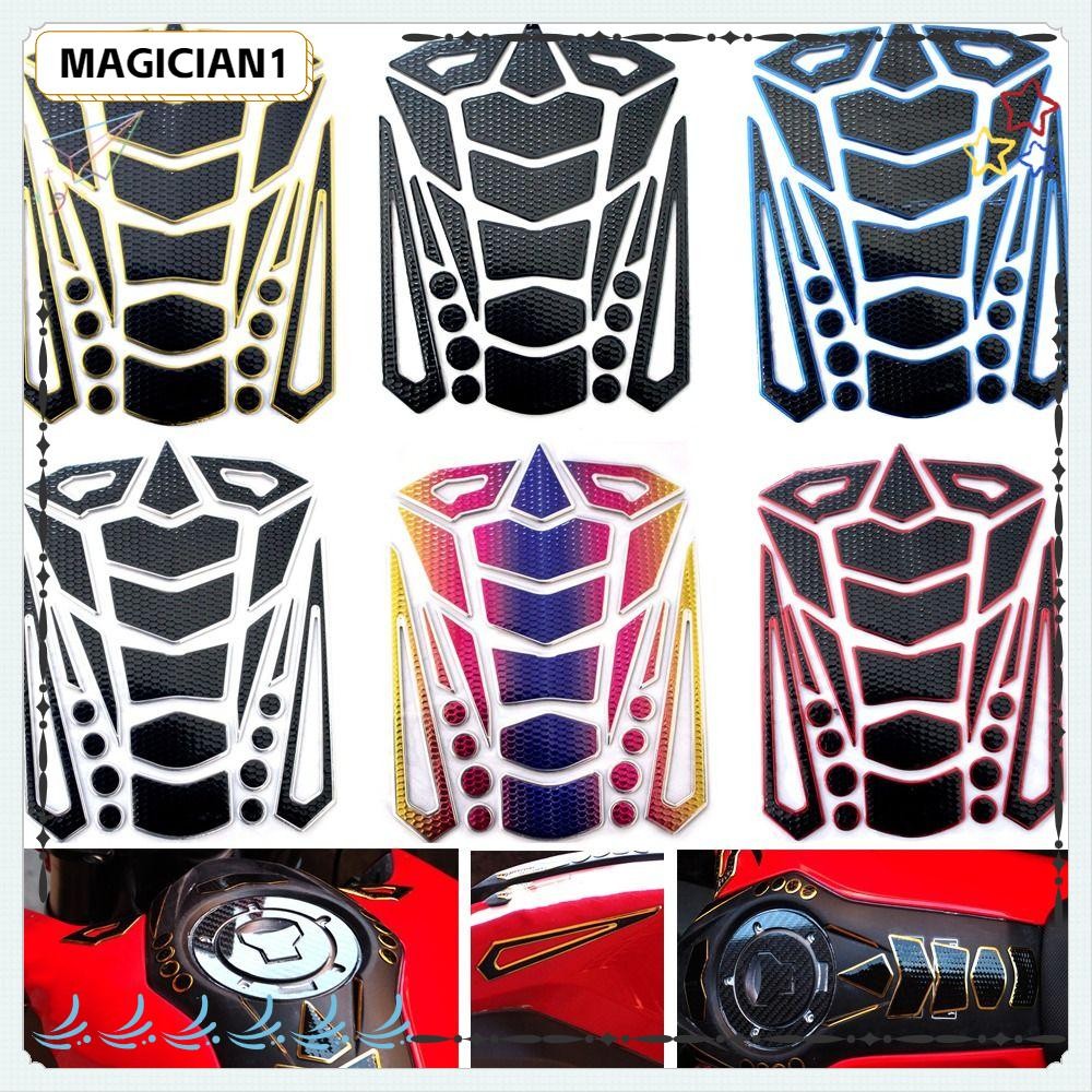 Adesivos Para Tanque De Motocicleta Mágico , Protetor Universal , Suprimentos Moto , Borda Coloful
