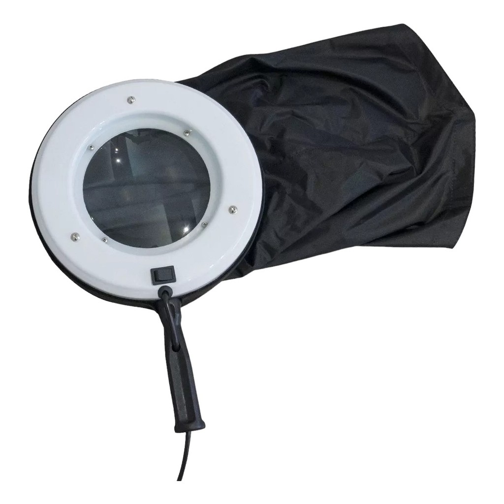 Lupa de Mão Slim Duo Luz Branca Wood Bivolt em Alumínio Estética Clínica Beleza Facial Estek em Oferta na Shopee