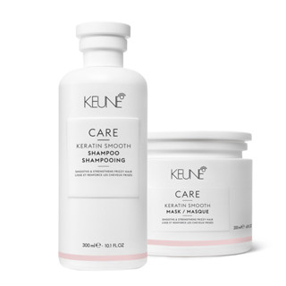 Kit Keune Care Keratin Smooth Shampoo Mask (2 produtos) em Oferta na Shopee
