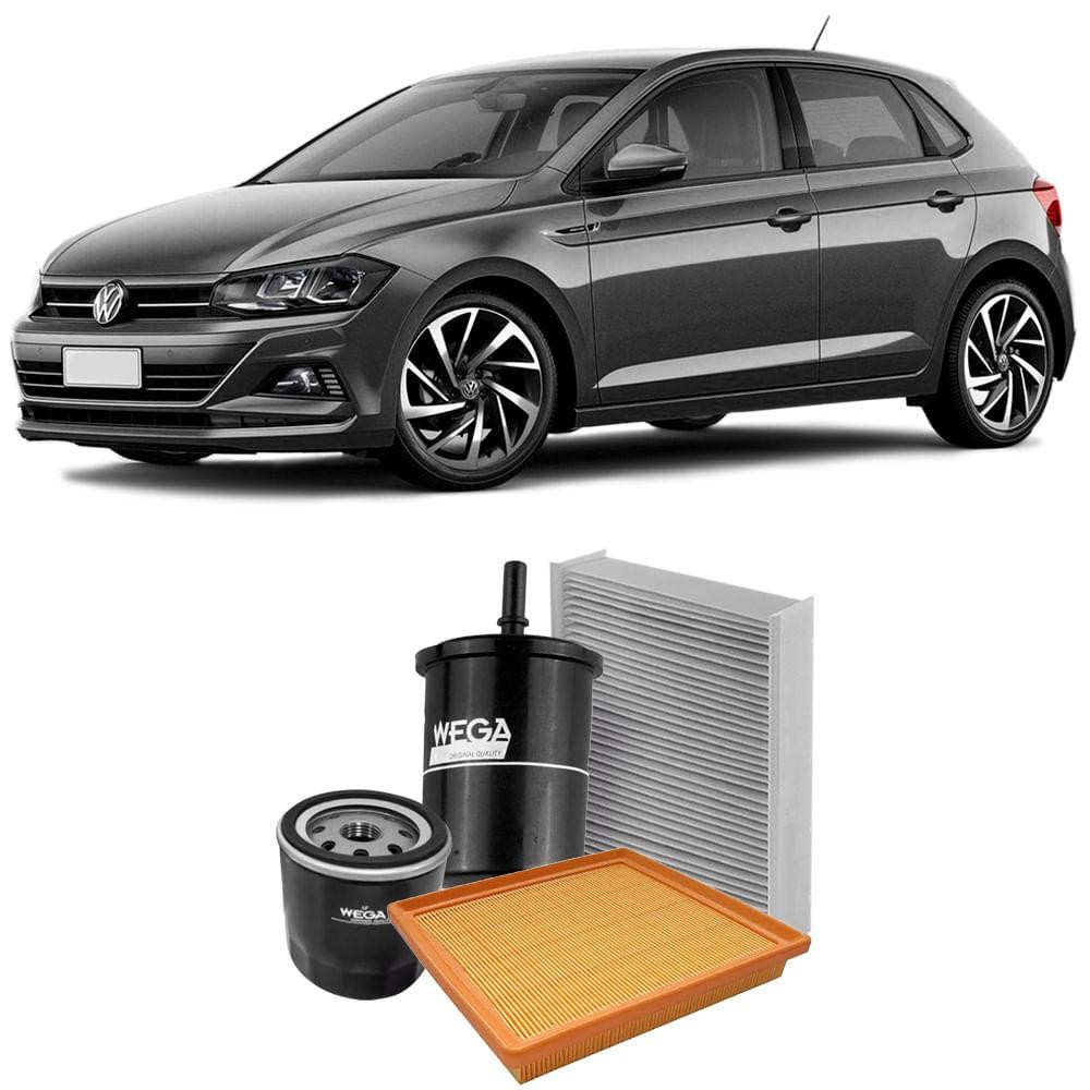 Detalhes do Kit Troca De Filtros Volkswagen Golf Polo Virtus 1.6 16v