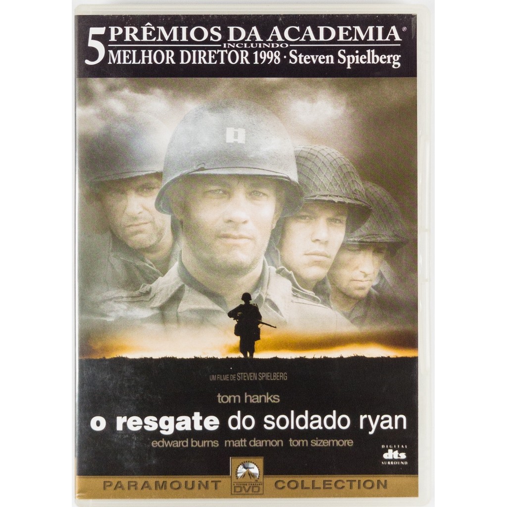 DVD O Resgate do Soldado Ryan com Tom Hanks