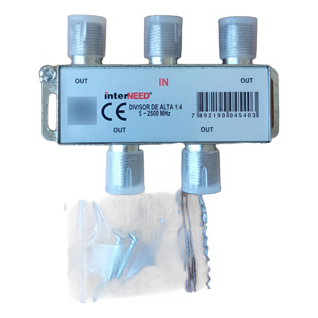 Divisor Cabo De Antena De Alta Net Parabólica 5/2050mhz 1x4