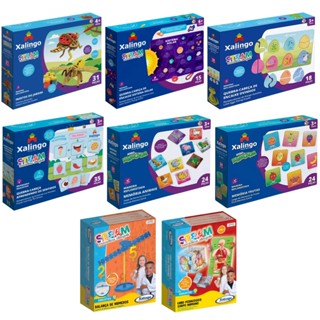 Jogos Educativos Xalingo (Escolha o Modelo) Brinquedo Infantil Raciocínio Lógica Criatividade em Oferta na Shopee