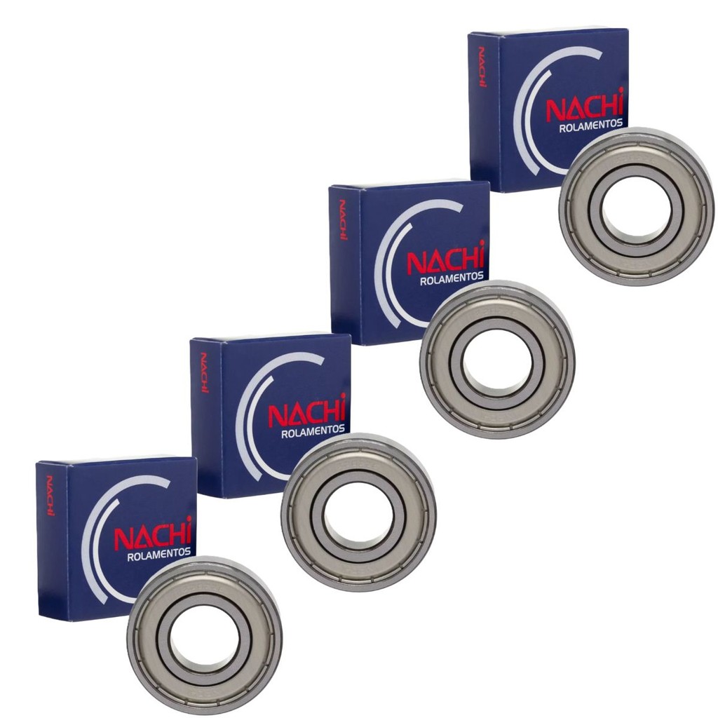 Kit Rolamentos da Roda Lander 250 Nachi Blindado 6202zze em Oferta na Shopee