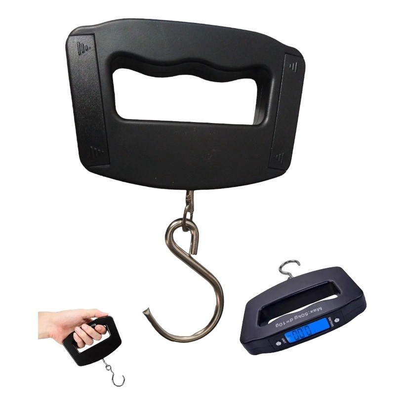 Balança De Bagagem Viagem Mala Digital De Mao  Pesca 50kg