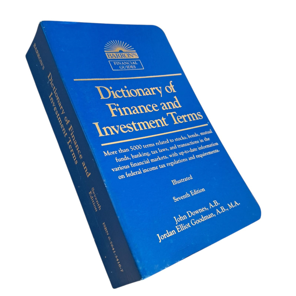 Dictionary of Finance and Investment Terms autor John Downes e Jordan Elliot Goodman