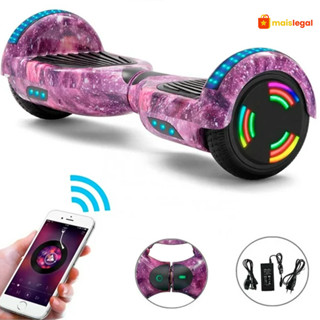 Overboard Infantil 6.5" - Skate Elétrico com Caixa de Som Bluetooth e Bateria Longa Duração em Oferta na Shopee