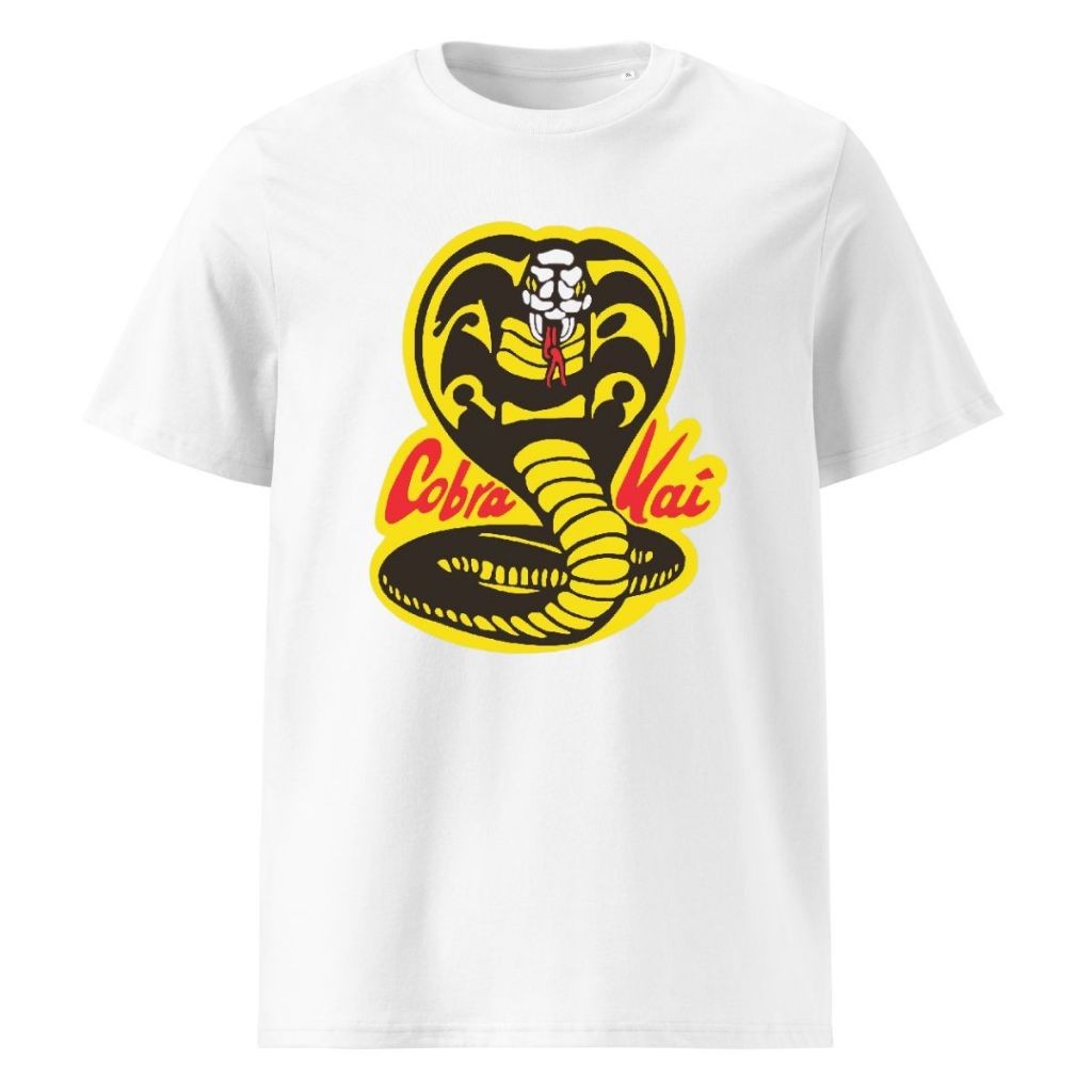 Camisa Camiseta Seriado Cobra Kai Karate Kid Filme Geek Blusa 100% Algodão Premium Adulto Unissex Masculino Feminino