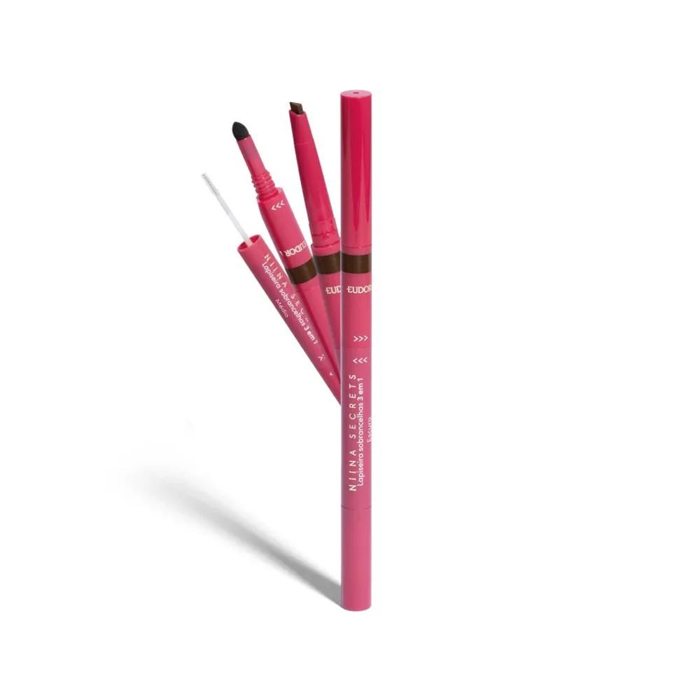 Eudora Niina Secrets Lapiseira Sobrancelha 3 1 Escura 1,1g