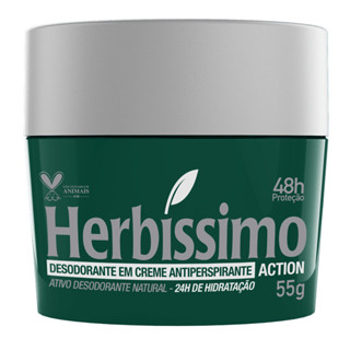 Desdorante em Creme Herbíssimo Action 55g em Oferta na Shopee