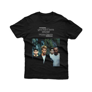 Camisa Streetwear Legiao Urbana 1978 Vintage Premium Camiseta 100% Algodão Blusa Fio 30.1 Penteado Envio Imediato