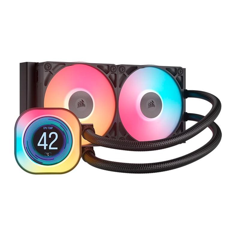 Water Cooler Corsair Icue Link Titan 240 RX, RGB, 240mm, Preto, CW-9061022-WW
