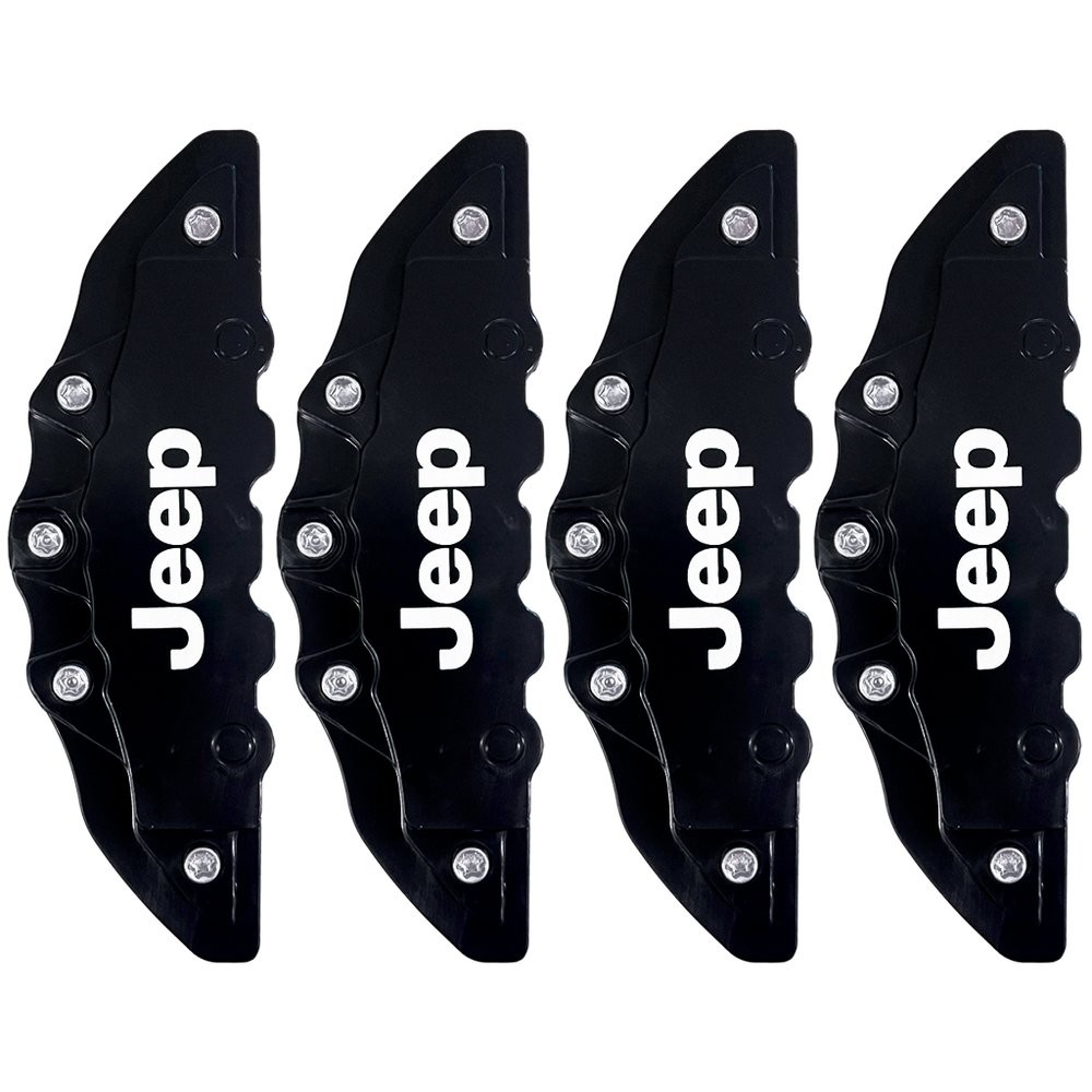 Capa Pinça de Freio Automotivo (4un) Jeep Preto