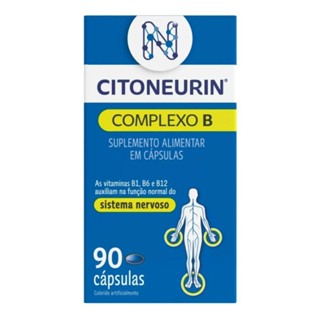 Polivitamínico Complexo B Citoneurin 90 Cápsulas em Oferta na Shopee