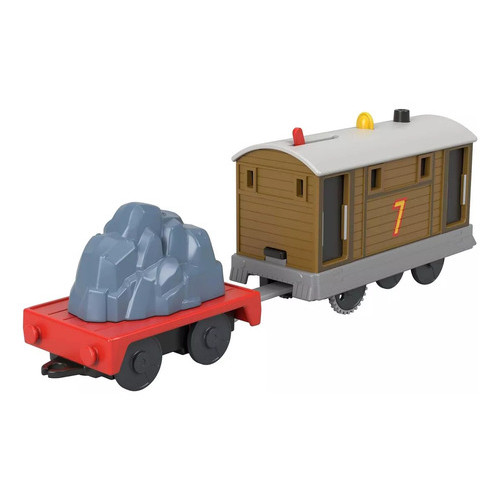 Brinquedo Thomas E Seus Amigos Trenzinho Motorizado Mattel Cor Marrom Personagem Toby