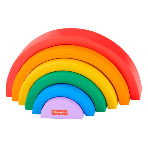 Arco-Íris de Madeira Empilhável Fisher-Price em Oferta na Shopee