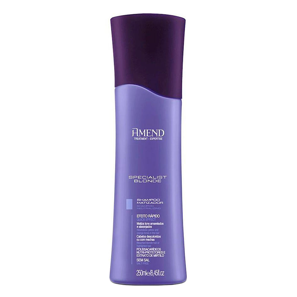 Shampoo Matizador Amend Specialist Blond 250ml - Beauty