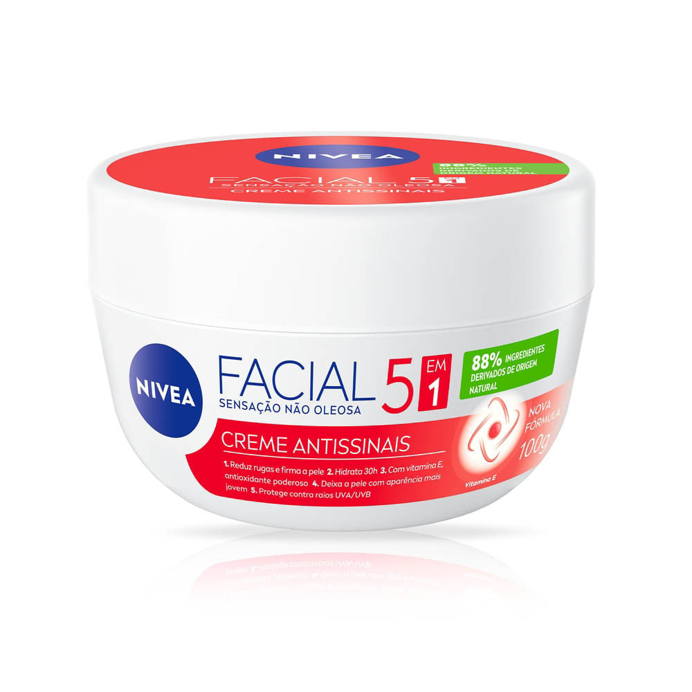 Creme Facial Nivea Antissinais 100g - Beauty