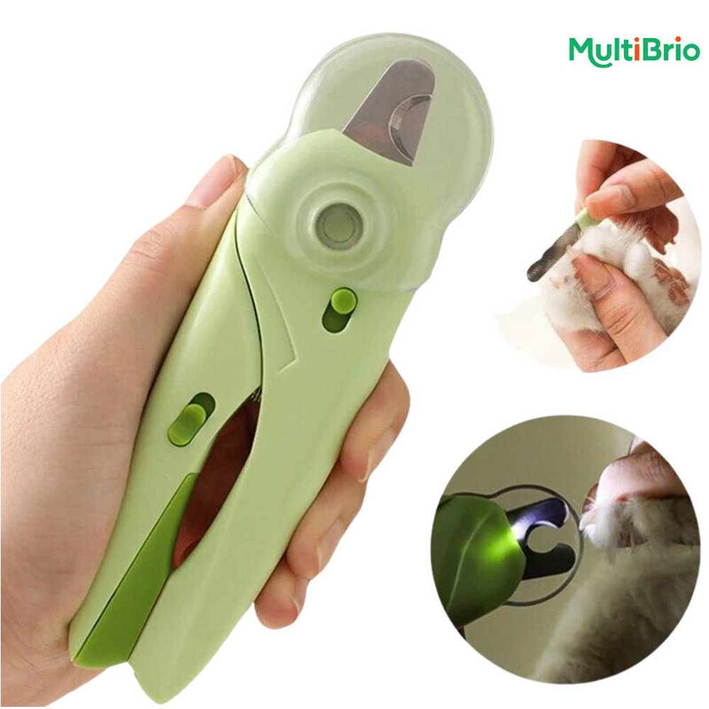 Kit cortador de unhas para cães e gatos com tesoura de lixa LED com luz Pricket em Oferta na Shopee
