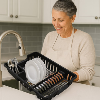 Escorredor de Louças Preto De Plástico Arqplast Resistente em Oferta na Shopee