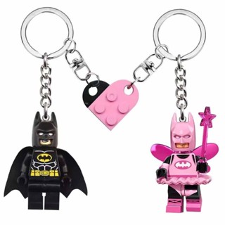 Chaveiro De Bloco De Construção Pink Fairy Batman Presentes Para Casal Do Dia Dos Namorados em Oferta na Shopee
