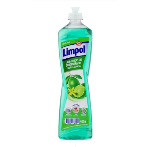 Lava-Louças Limpol Gel Concentrado Limão e Verbena 400g
