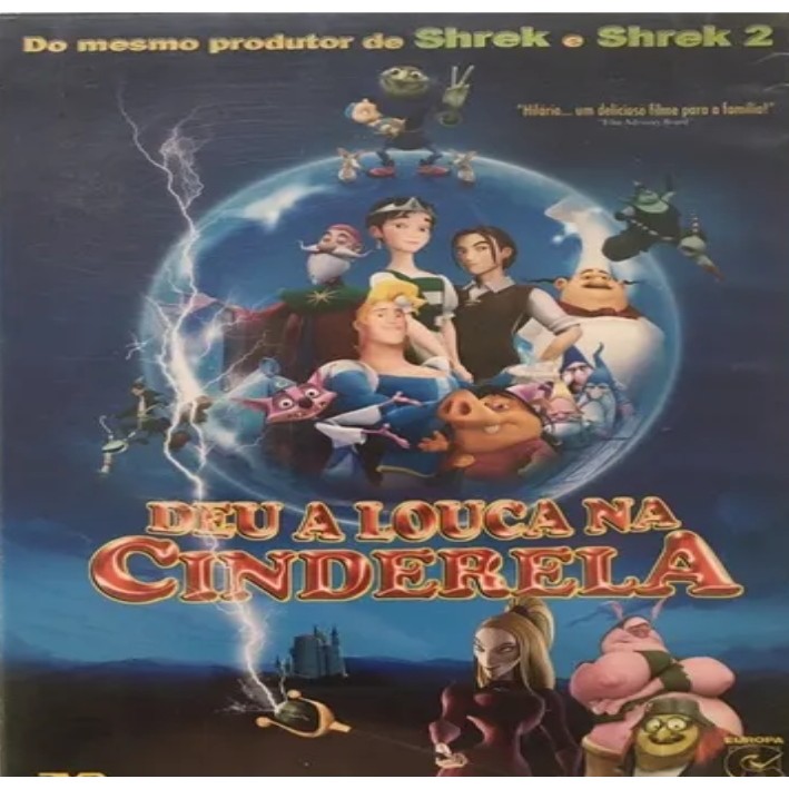 DVD Deu a Louca na Cinderela editora Paul J. Bolger