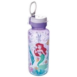 Garrafa Ariel Pequena Sereia Princesa Disney 600 ml Plasútil
