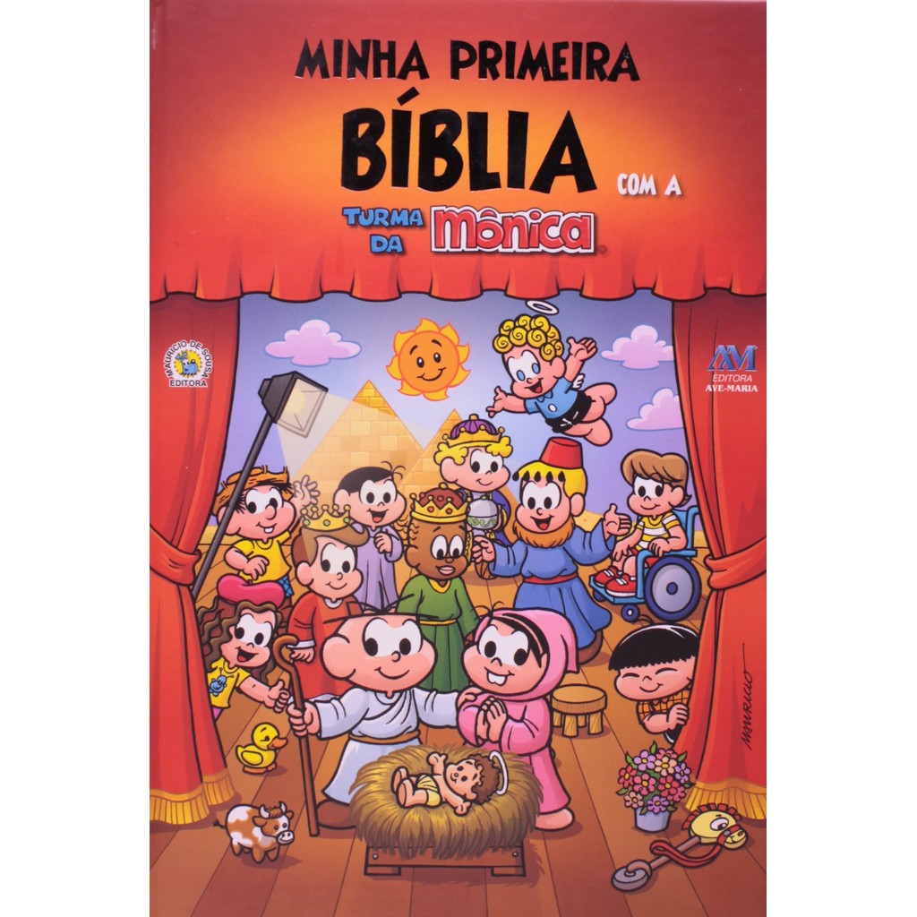 Minha primeira Bíblia com a Turma da Mônica - Tamanho Grande livro lojaVP 071
