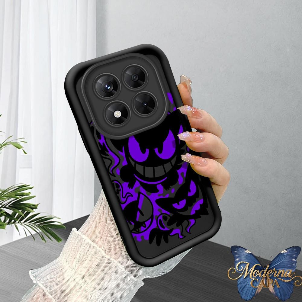 Capa Para Xiaomi Redmi Note 14 Pro Poco X7 5G Capinha Macio Normal Preto Silicone De Celular Case 5302 TYB em Oferta na Shopee