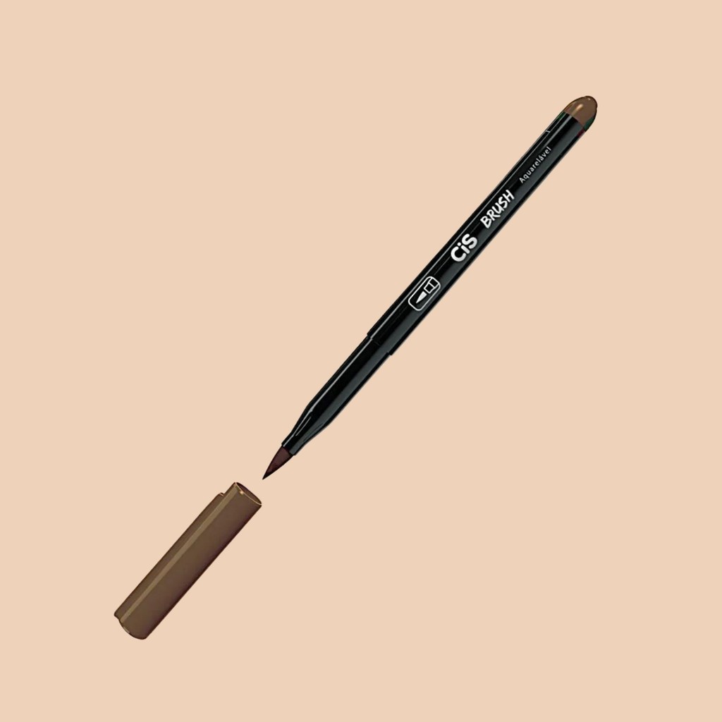 Caneta Pincel Brush Aquarelável Caramelo 30 - Cis  -