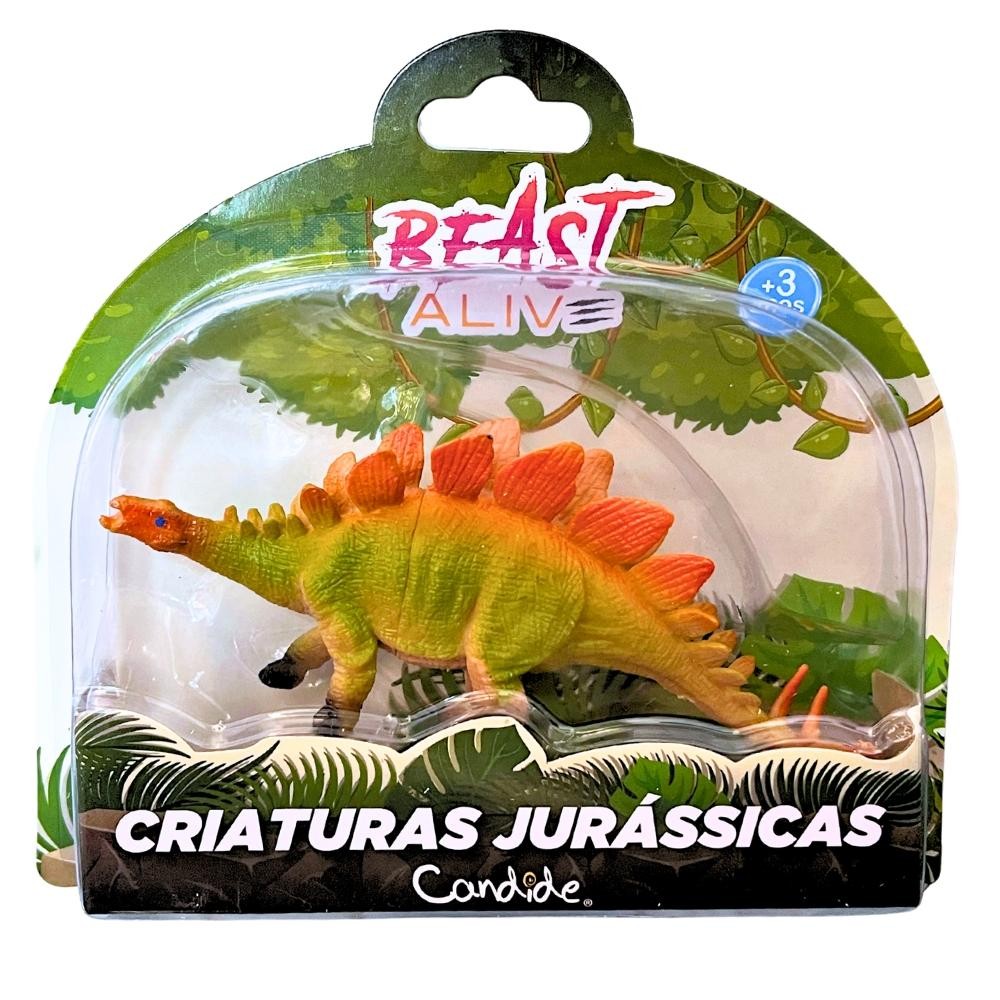 Dinossauro Beast Alive Criaturas Jurássicas Stegosaurus em Oferta na Shopee