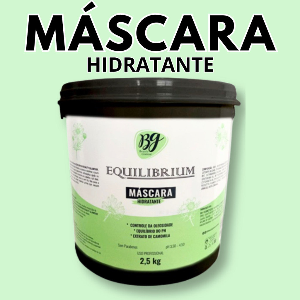 Máscara Capilar Hidratante B&g 2,5kg Uso Profissional
