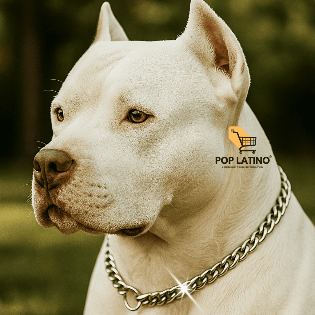 Corrente Enforcador para Cães de Médio e Grande Porte – Pitbull, Rottweiler, Pastor Alemão Coleira Adestramento - Pet em Oferta na Shopee