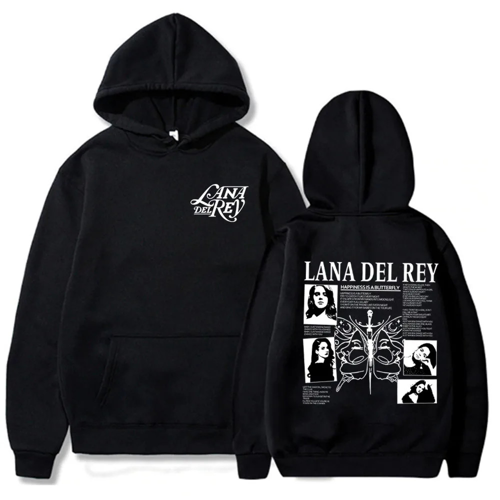 Moletom Basico Blusa de Frio Canguru Lana Del Rey Cantora Alternativo Pop Born To Die Unissex