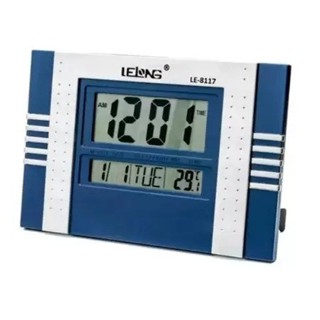 Relógio De Mesa E Parede Grande Luxo Pilha Lelong Le-8117 em Oferta na Shopee