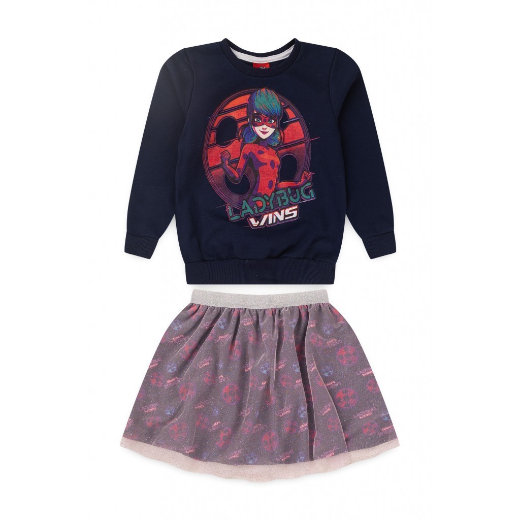 Conjunto Feminino Infantil Wins Glitter - Ladybug - Baby & Kids Fashion