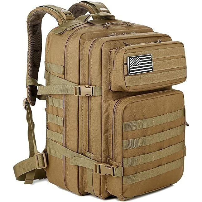 Mochila Tática Militar Trilha Camping Trekking Impermeável Reforçada Grande 45 Litros