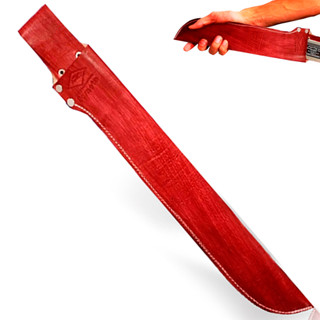 Bainha De Facão Em Couro Legítimo Resistente Rústico 22Pol Profissional Estilo Prático Sobrevivência em Oferta na Shopee