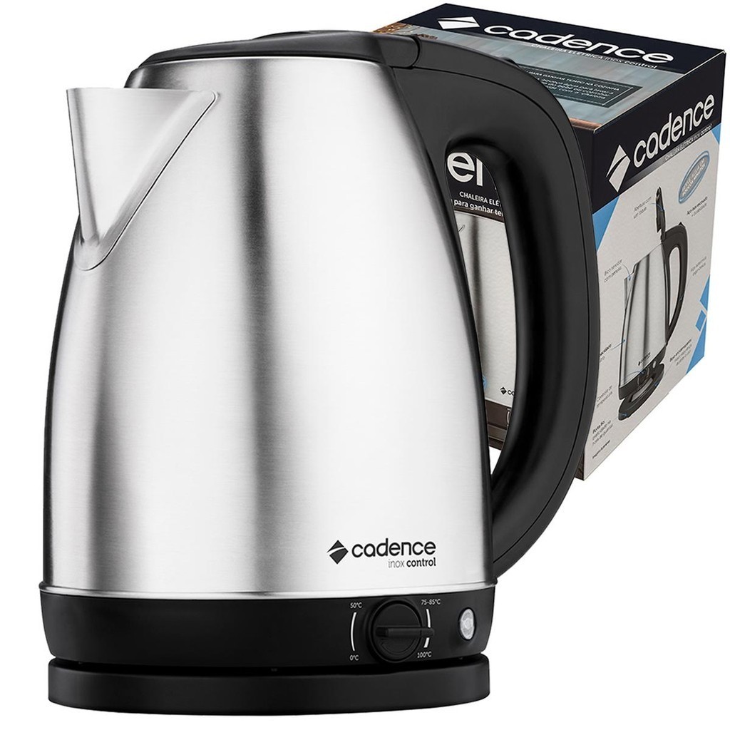Chaleira Elétrica Cadence CEL850 220V 1850W Inox Control 1,8 litros